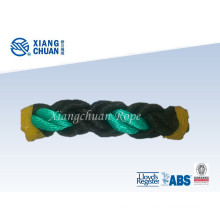 Black and Green Polypropylene Fiber Mooring Rope